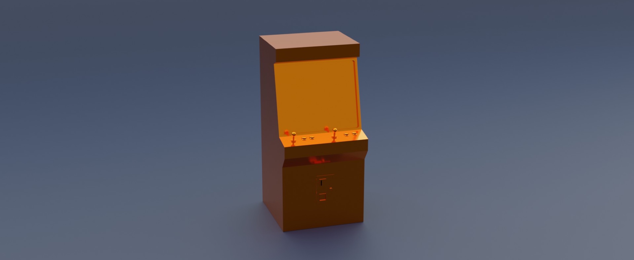 3d rendering of arcade